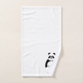 Panda Design Monogrammiert Badhandtuch Set (Handtuch)