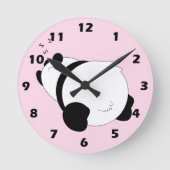Panda Design Runde Wanduhr (Vorderseite)