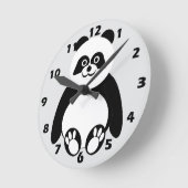 Panda Design Runde Wanduhr (Winkel)