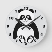 Panda Design Runde Wanduhr (Vorderseite)