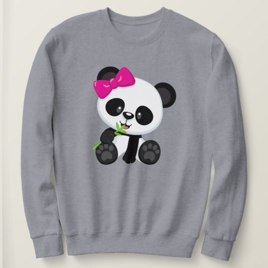 Panda Design Sweatshirt (Design vorne)