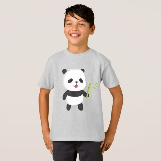 Panda Design T - Shirt (Vorne ganz)