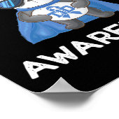 Panda Diabetic Typ 1 Diabetes Awareness Support K Poster (Ecke)