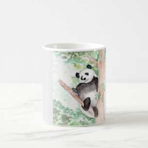 Panda, die Tasse verändern