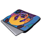 Panda - die wilde leben das Leben-/der Laptopschutzhülle (Vorne Knopf)