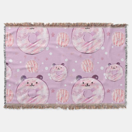 Panda Donut Decke (Vorderseite)
