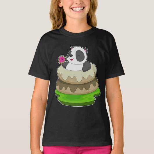 Panda Donuts T-Shirt (Vorderseite)