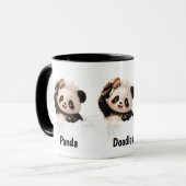 Panda Doodles Co Store Kaffeetasse (Vorderseite Links)