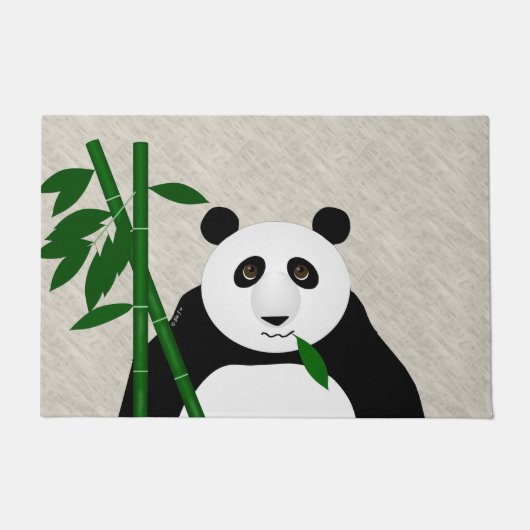 Panda Door Mat Fußmatte (Vorderseite)