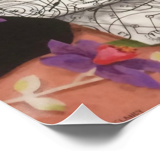 Panda Doras Box-Druck Poster (Ecke)