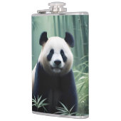 Panda Double Exposure Animal Nature Wilderness Art Flachmann (Links)