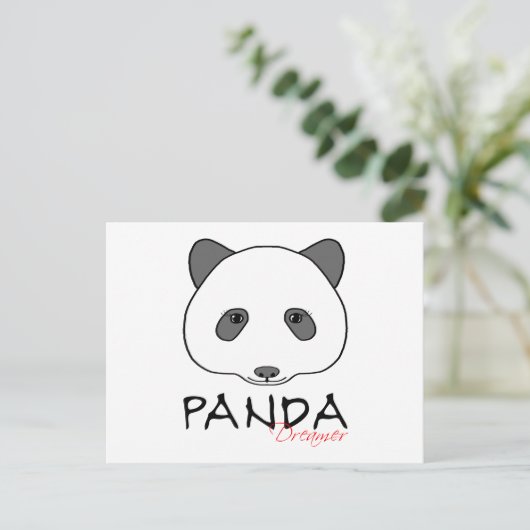 Panda Dreamer Postkarte (Stehend Vorderseite)