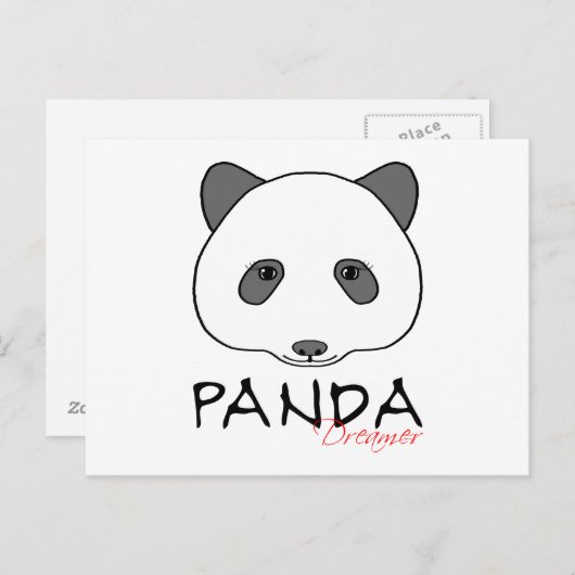 Panda Dreamer Postkarte (Vorne/Hinten)
