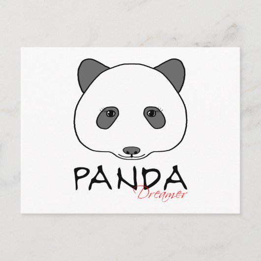 Panda Dreamer Postkarte (Vorderseite)