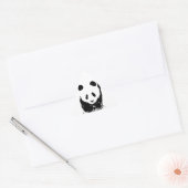 Panda Dreieckiger Aufkleber (Umschlag)