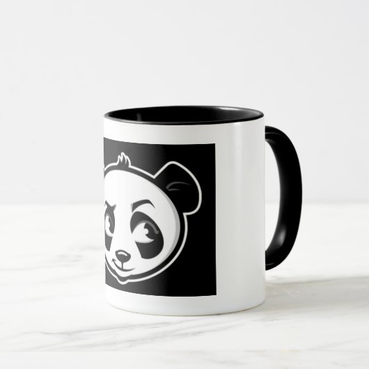 Panda Drop Tasse (VorderseiteRechts)