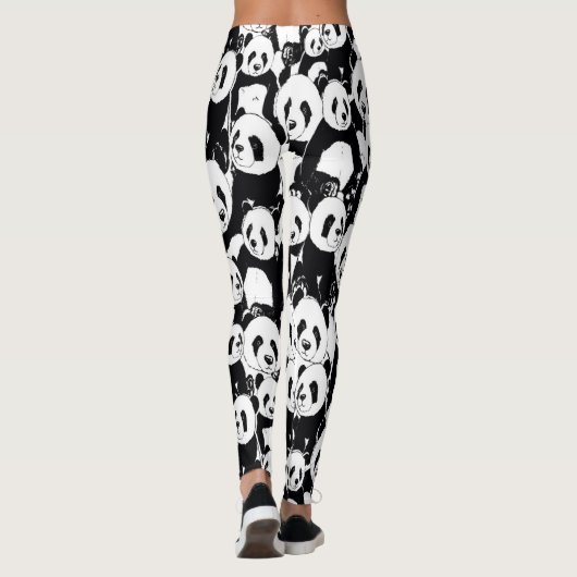 Panda-Druck Leggings (Rückseite)