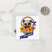 Panda : Du bist so lieblich Note Card Mitteilungskarte (Vorderseite/Rückseite Beispiel)