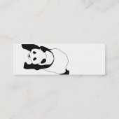 Panda - dünn mini visitenkarte (Rückseite)