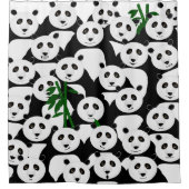 Panda-Duschvorhang Duschvorhang (Vorderseite)