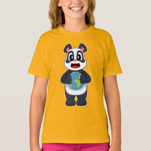 Panda Earth T-Shirt (Vorderseite)