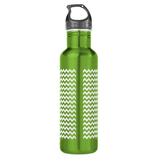 Panda Eating Bamboo auf Zickzack Trinkflasche (Rückseite)