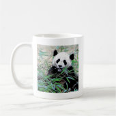 Panda Eating Blätter Kaffeetasse (Links)