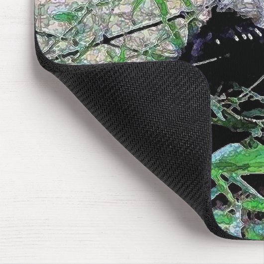 Panda Eating Blätter Mousepad (Ecke)