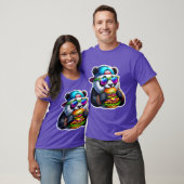 PANDA EATING CHEESEBURGER T-Shirt (Unisex)