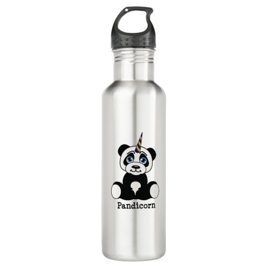 Panda Edelstahlflasche (Vorderseite)
