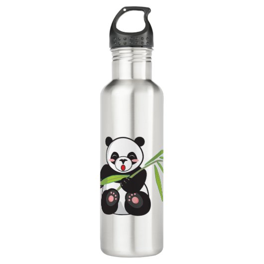 Panda Edelstahlflasche (Vorderseite)