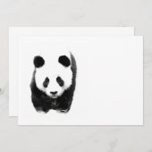 Panda-Einladungen Einladung (Vorne/Hinten)