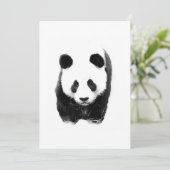 Panda-Einladungen Einladung (Stehend Vorderseite)