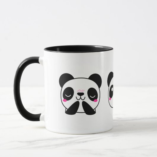 Panda Emoji Kaffee-Tasse Tasse (Links)