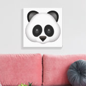 Panda - Emoji Leinwanddruck (Insitu (Wohnzimmer))