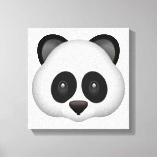 Panda - Emoji Leinwanddruck (Vorderseite)