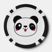 Panda Emoji Poker Chip (Rückseite)