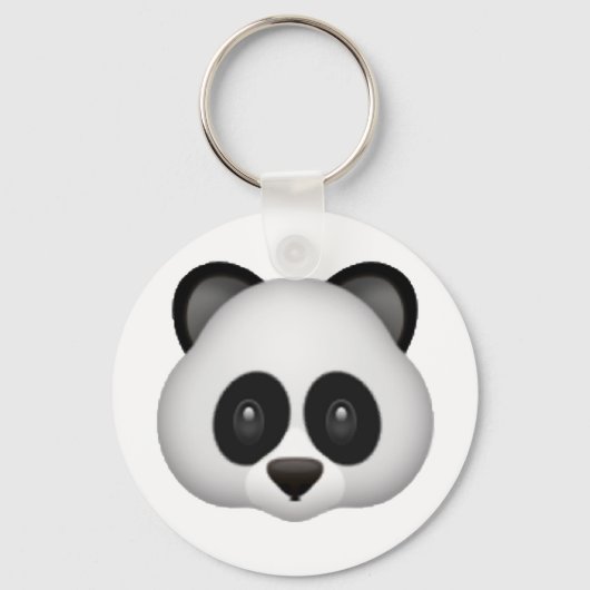 Panda - Emoji Schlüsselanhänger (Vorderseite)
