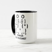 Panda-Enthusiast Tasse (Vorderseite Links)