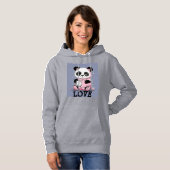 Panda entwirft Frauenfeindlichkeit Hoodie (Vorne ganz)