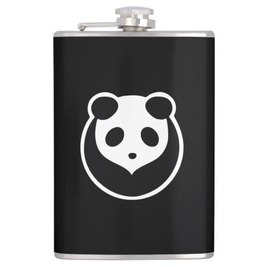 PANDA "Erfrischungs-" Flasche Flachmann (Vorderseite)
