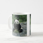 Panda-Essen Kaffeetasse (Vorderseite Links)
