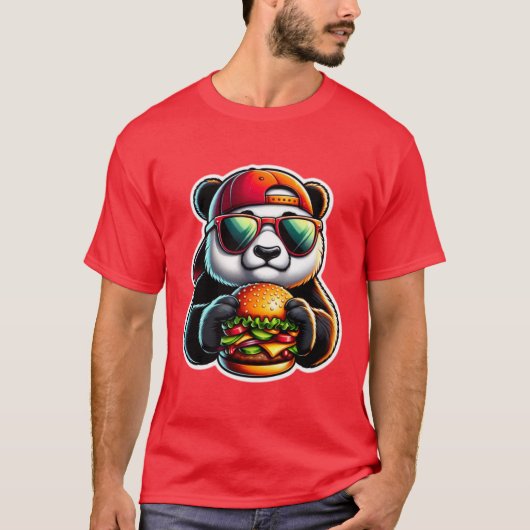 PANDA ESSENDER CHEESEBURGER 3 T-Shirt (Vorderseite)