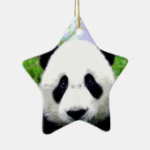 Panda Eyes Keramik Ornament (Rechts)