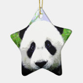 Panda Eyes Keramik Ornament (Links)