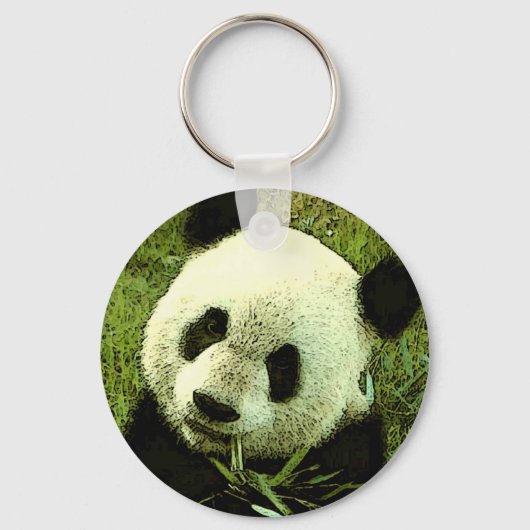 Panda Eyes Key Chains Schlüsselanhänger (Vorderseite)