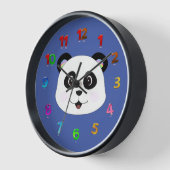 Panda Face Acrylic Wall Clock Uhr (Winkel)