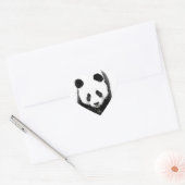 Panda Face Heart Sticker (Umschlag)