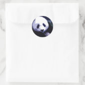 Panda Face Pop Art Runder Aufkleber (Tasche)