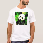 Panda Face Pop Art T-Shirt (Vorderseite)